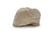 Diatomite rock on white background.