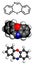 Dibenzoxazepine (CR) tear gas molecule