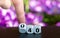 Dice form the German expression `UE 40` above 40 years old as symbol for people older than 40 years.