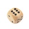 Dice isolated over white background