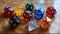 Dice Multicolored Game Die Chance Luck Gamble Win Lose