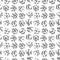 Dice seamless background pattern