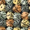 Dice seamless background pattern