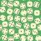 Dice Seamless Pattern. Gambling Texture