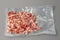 Diced bacon in vacuum pack