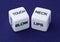 Dices with erotic messages