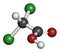 Dichloroacetic acid DCA. Dichloroacetate salts inhibit the enzyme pyruvate dehydrogenase kinase and are evaluated in the.