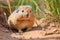 dickersons collared lemming in a desert meadow