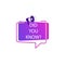 did you know? tag, color, megaphone, purple icon