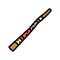 didgeridoo musician instrument color icon vector illustration