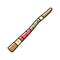 didgeridoo musician instrument color icon vector illustration