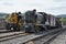 Diesel Locomotive at Steamtown National Historic Site in Scranton, Pennsylvania