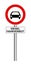 Diesel traffic sign isolated