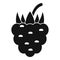 Diet blackberry icon, simple style