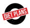 Diet Plans rubber stamp