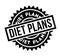 Diet Plans rubber stamp