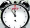 Diet soon, almost there, in short time - a clock symbolizes a reminder that Diet is near, will happen and finish quickly in a