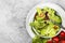 The dietary mixed greens salad mesclun, mache, lettuce