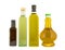 Diferent sorts of oil in bottles