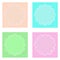 Difference color Baby Pattern kawaii cute sweeties color background vector illustration