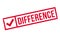 Difference rubber stamp