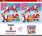 Differences task for children with Santa Clauses characters