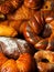 Different baked bread background