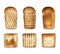 Different Bread Types Set