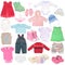 Different child`s clothes