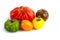 Different colors tomatos, Solanum lycopersicum
