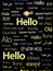 Different countries languages for hello