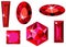 Different cut ruby