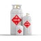 Different dangerous cylinder container