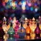 different fancy glass perfume bottles, Generative AI