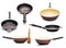 Different frying pans