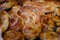 Different kind of bureks for sale in a bakery