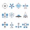 Different kinds of future spacecraft icons