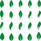 Different leaves in green, leaves collection, leaves icons, nature and wellness logo