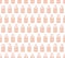 Different nails shape seamless pattern