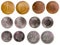Different old coins of netherlands