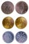 Different old japanese coins