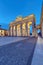 Different perspective on the famous Brandenburg Gate