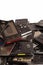 Different phones and smartphones not suitable for repair. Electronic scrap