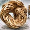 Different pieces of wood were twisted together. Generative AI