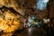 Different rock formations in the Nerja Caves -