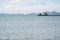 Different shots of a lamppost at the pier of the Mar Menor