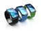 Different smart watches 3d illustration