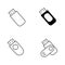 Different Style of Flashdisk Icon