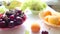 Different Summer fruits on a table