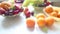 Different Summer fruits on a table